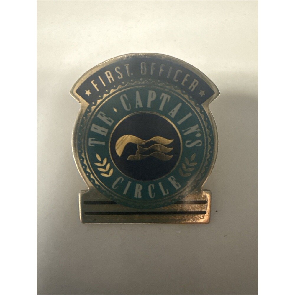 Vintage lapel hat pin The Captain's Circle First Officer